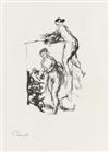 PIERRE-AUGUSTE RENOIR Group of 4 lithographs from LAlbum des Douze Lithographies Originales.